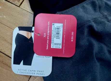 Tehotenské legíny capri s prekrytím bruška, l / s / xs / xxl