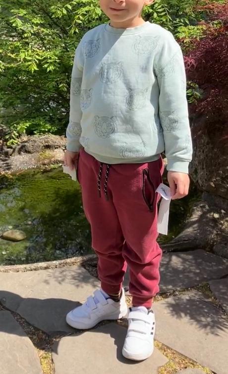 Mentolová mikinka v.110, h&m,110