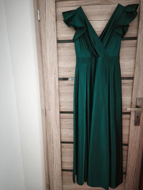 Spoločenské saténové šaty, m