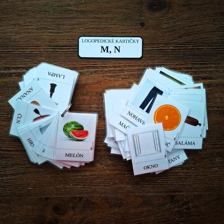 Logopedické kartičky (7 verzií), 