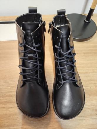 Shapen barefoot čižmy cozy black, 35