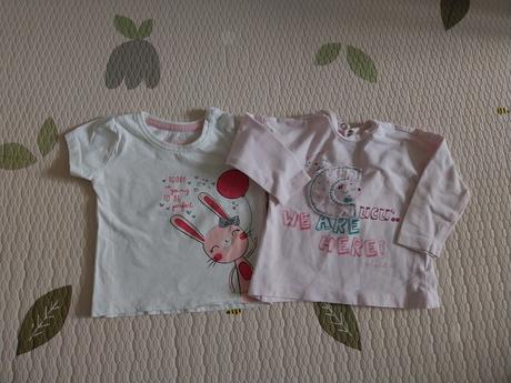 Tričká 68 spolu 4 eura, chicco,68