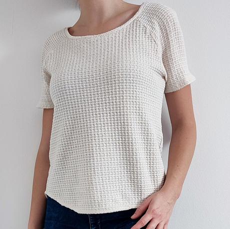 Svetrík next s krátkym rukávom a čipkou, next,l