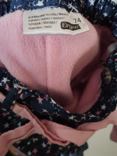 Zateplené nohavice, ergee,74