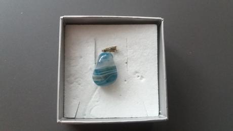 Privesok modry achat,