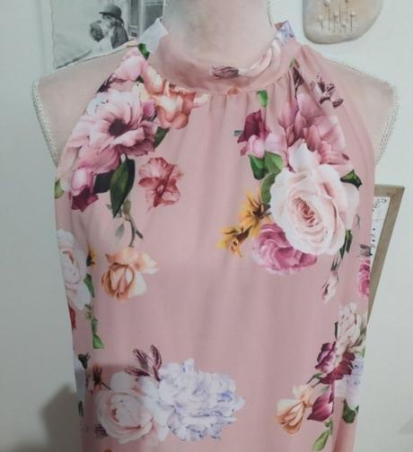 Kvetovane maxi šaty, l / m / s