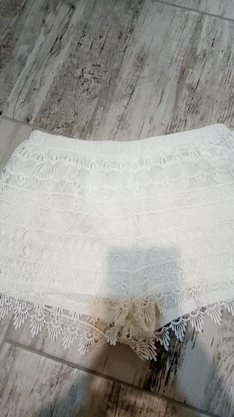 Krajkové sortky pre dievca, f&f,34