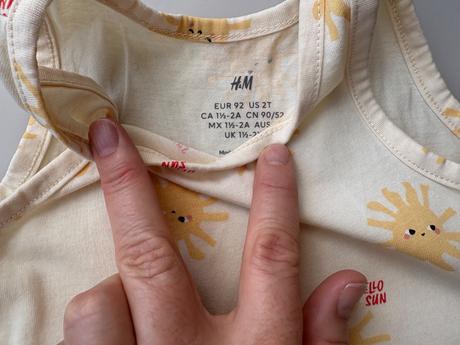 Letné šaty86-92, h&m,92