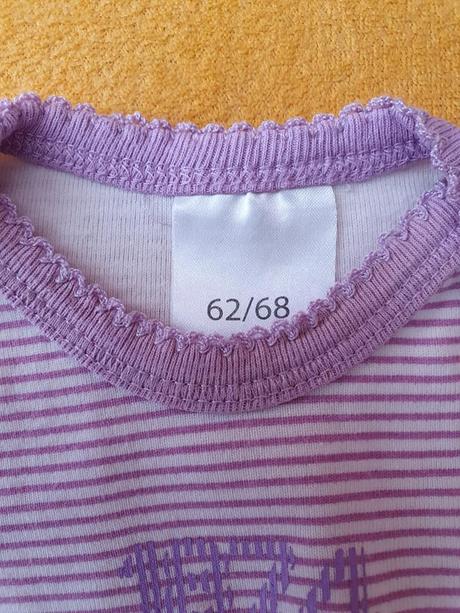 3 ks body s krátkym rukávom č.62/68, 62