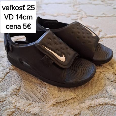Sandále nike, nike,25