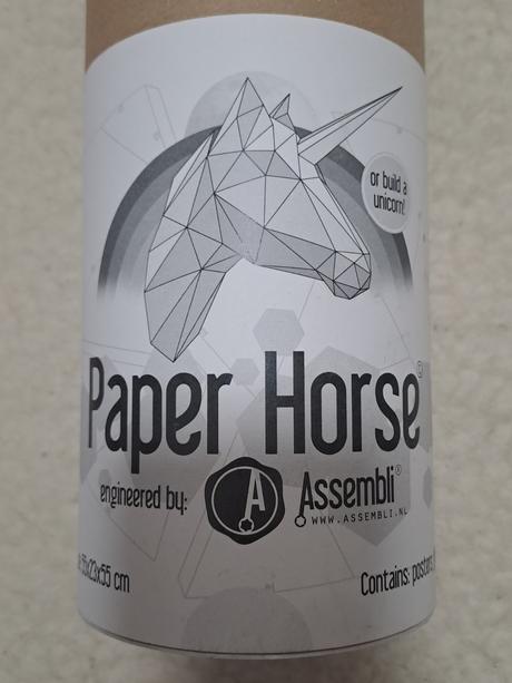 Papierovy jednorozec, skladacka, 