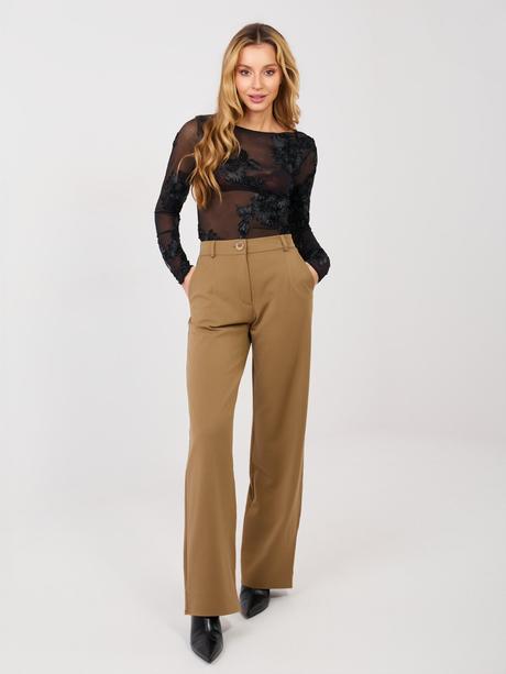 Elegantné dámske nohavice s rovným strihom, 36 - 46