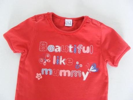 Tričko beautiful like mummy - 62/68, tu,62