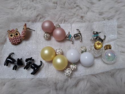 Náušnice, cena spolu,