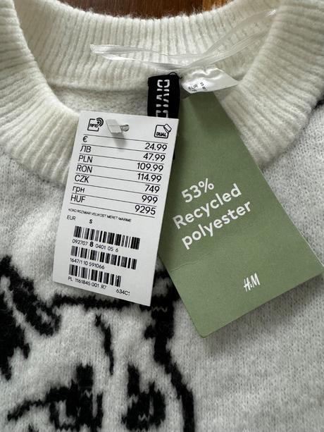 Nový s visačkou pulóver h&m, h&m,s