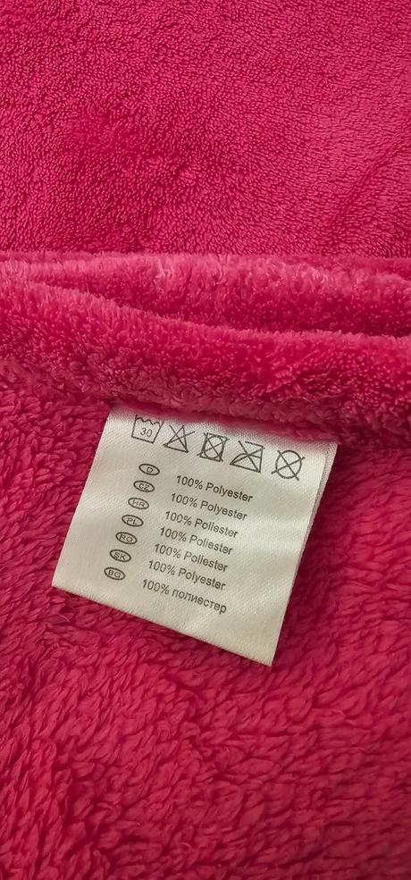 Hrubá sýto ružová deka, 