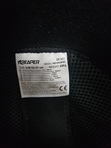 Prilba na lyžovanie, reaper,m