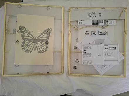 4 ramiky - mosadz, ikea,