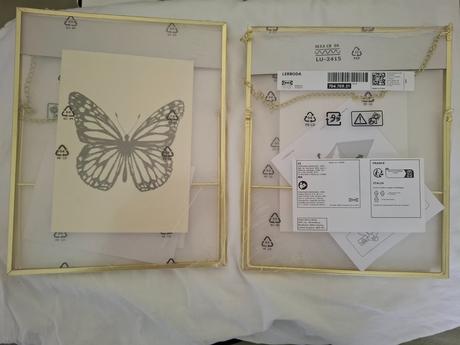 4 ramiky - mosadz, ikea, 