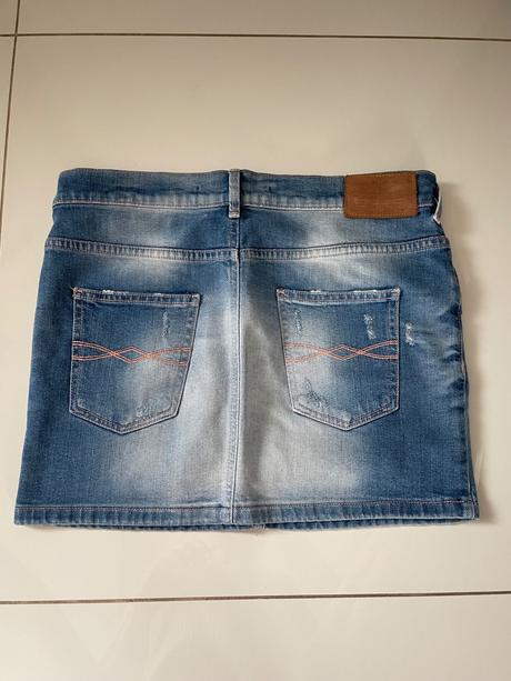 Riflová sukňa, zara,38