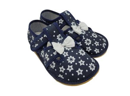 Anatomic - prezuvky tmavomodré s mašlou, anatomic,24 - 32