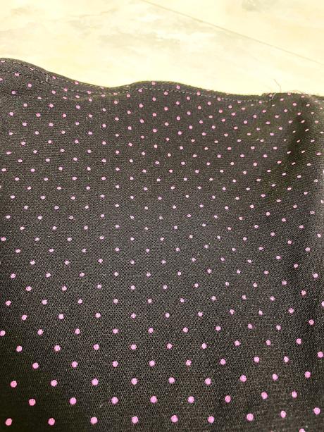 Ľahúčka bodkovaná letná sukňa, s