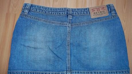 Riflová suknička-retro, l