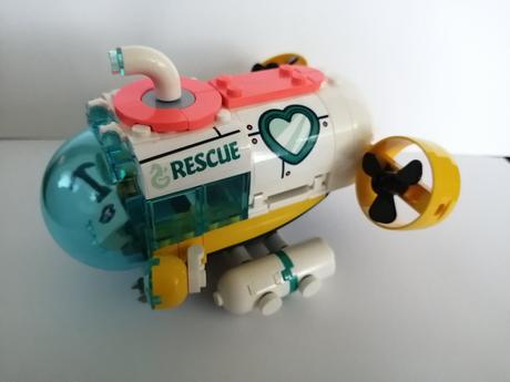 Lego vrak lode a ponorka,