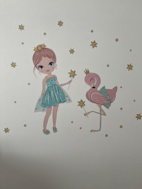 Krásna veľká nálepka na stenu do izbičky, 