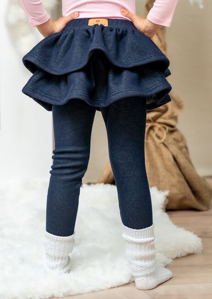 Zuppa sukňolegíny v.146/152 zateplené jeans, 146