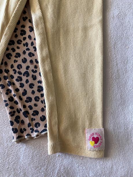 Vrúbkované legínky 86/92, h&m,86