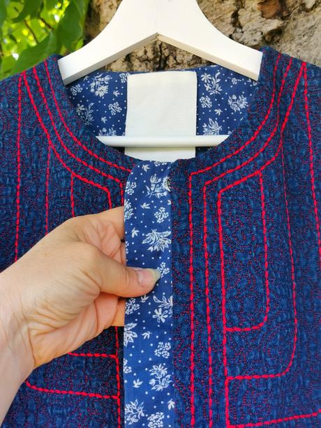 P_jean - originálny kabátik vo folklórnom štýle, m