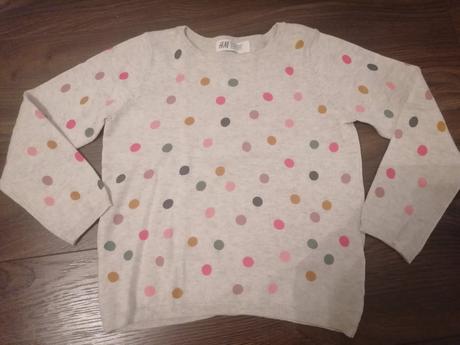 Jemnučký svetrík h&m veľ 110 /116, h&m,110
