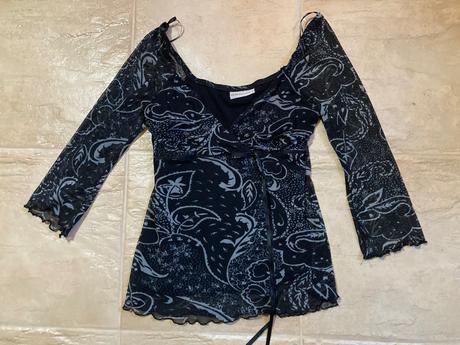Čierna blúzka, c&a,36
