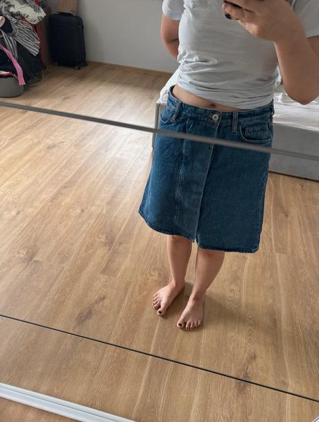 Riflová sukňa cos veľkosť 42, cos,l