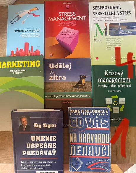 Manažérske / sebarozvojové knihy, 
