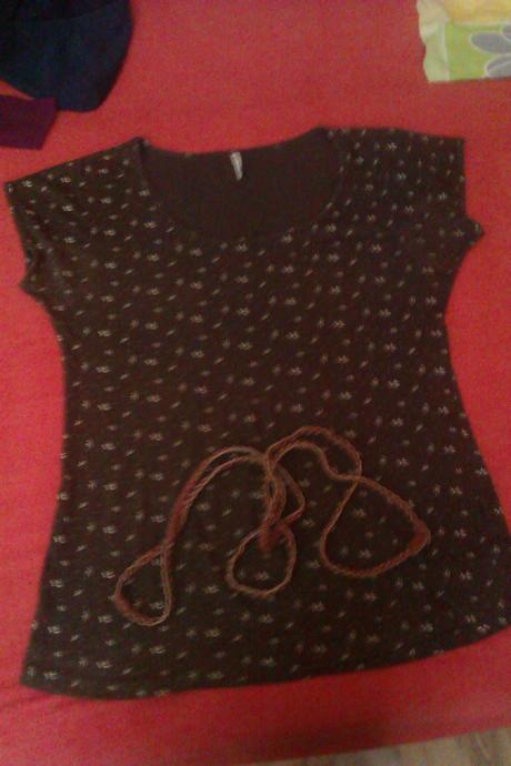 Predľzene tričko, fishbone,m