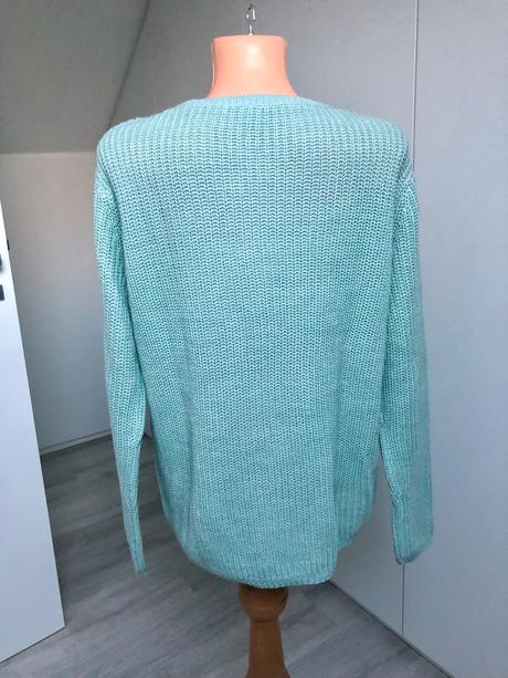 Mentolovy pulover, takko,s