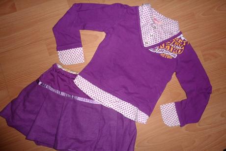 Kenvelo tričko-sukňa set, v. 4-6 rokov, kenvelo,116