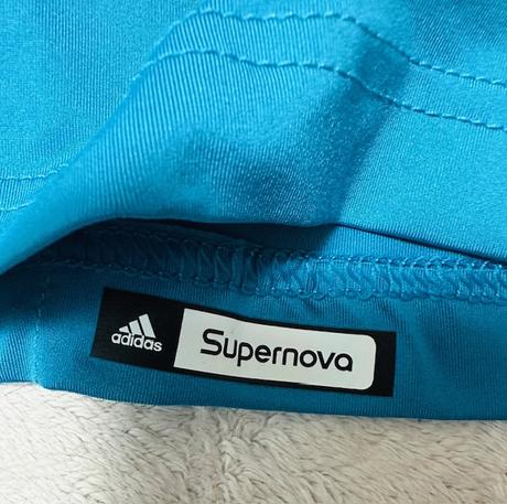Tyrkysové tielko na cvičenie s podprsenkou adidas, adidas,m