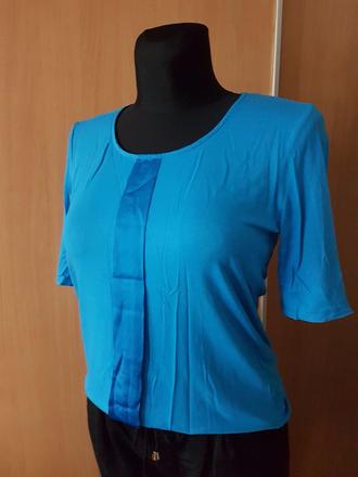 Krásny modrý top anglickej zn.tu vel.40, 40