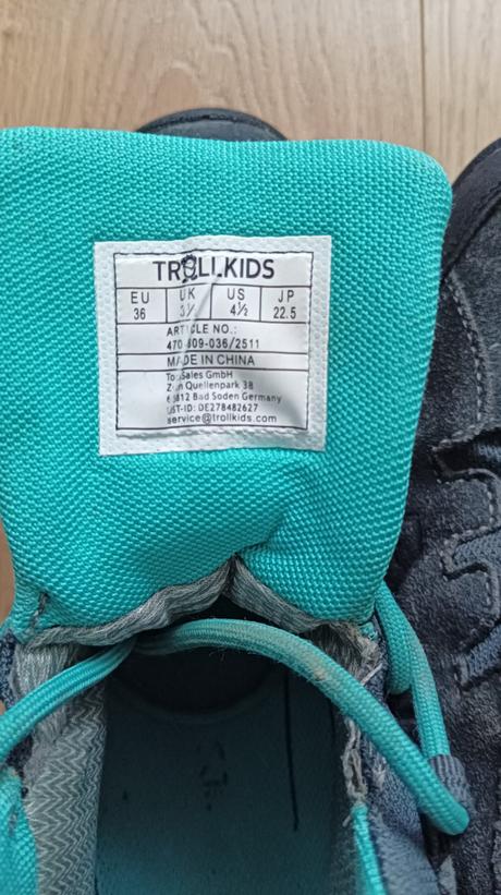Turistické chlapčenské topánky, 36