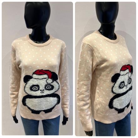 Dámsky bodkovaný sveter panda cropp (s), s