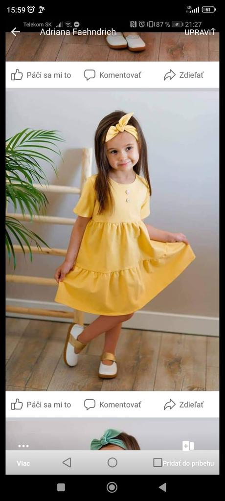 Šaty la bambola s čelenkou, 104