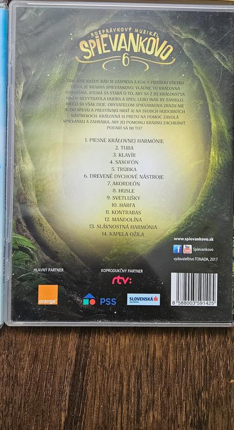 Dvd spievankovo 1 - 6, 