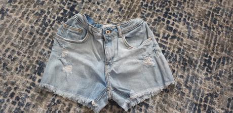 Rifľové šortky č.152, zara,152