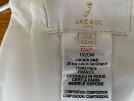 Jacadi biela blúzka, jacadi,152