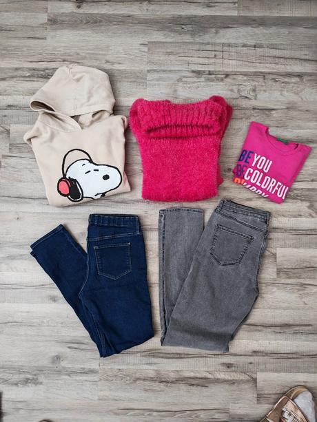 Balík dievčenského oblečenie 152-158, 140–152