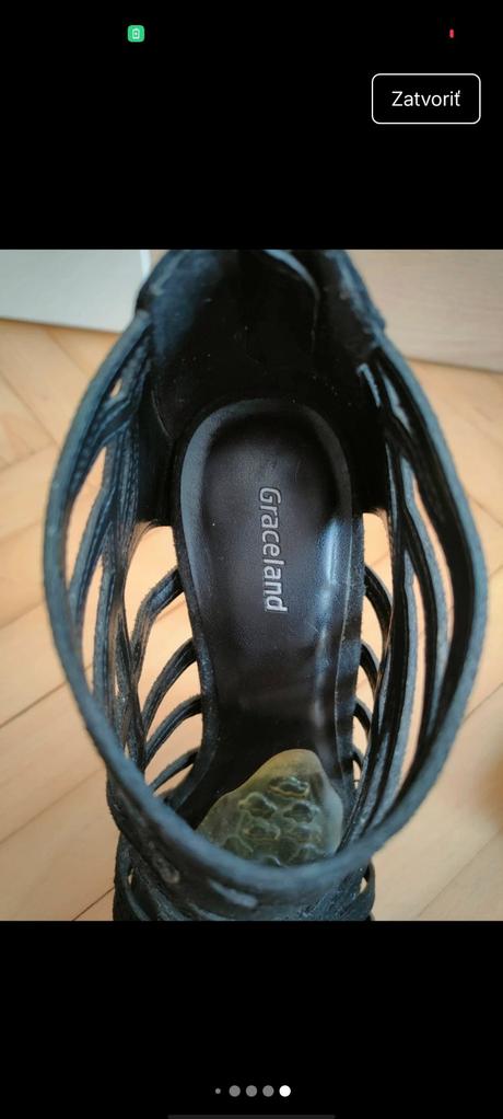 Topánky na vysokom podpätku, graceland,37