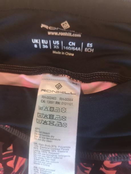 Športove legíny ronhill xs-ko, xs